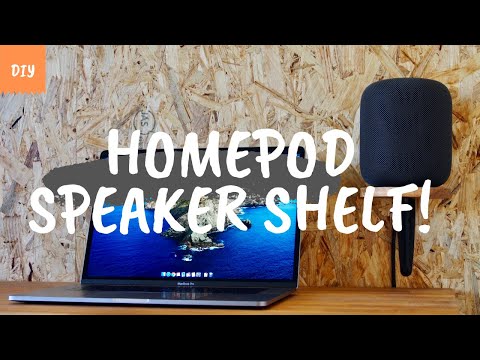 DIY スマートスピーカーの壁掛け棚 (HomePod Speaker Shelf) Smart speaker