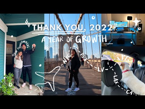 what helped me grow in 2022 🪴 | first time in NYC, DIY home projects, career updates