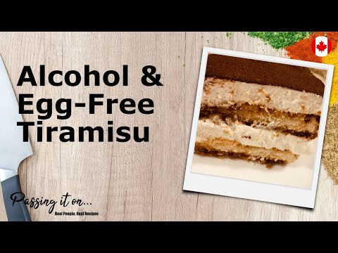 Alcohol & Egg Free Tiramisu Recipe