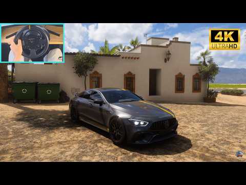 Forza Horizon 5 - Mercedes GT 63 S | Steering Wheel Gameplay drift FH5