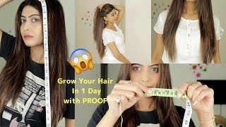 How To Grow Your Hair In 1 Week With *PROOF* | Rinkal Soni