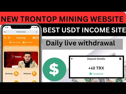 New TRON-TOP Best site 2024 | Daily Income website | Best trusted earning website site