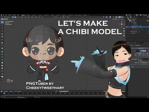 【3D MODELLING】 Making my 3D Chibi Model!