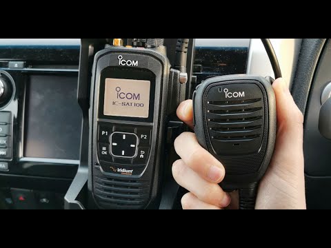 Vehicle Mounting Solution for the Icom IC-SAT100 Satellite PTT Radio