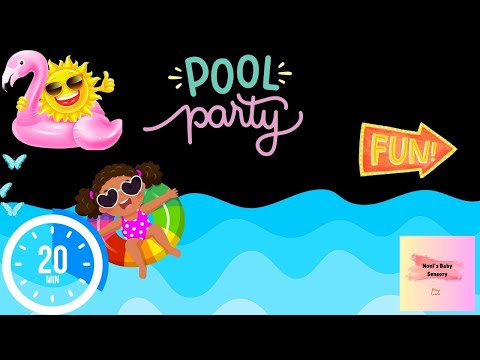 Pool Party Sensory Video