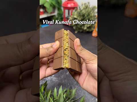 Viral Dubai Kunafa Chocolate #shorts #kunafa #chocolate