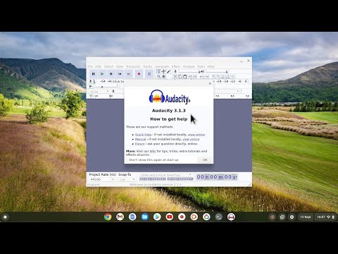 ChromeOS | Linux Development Environment | Install Audacity onto a Chromebook