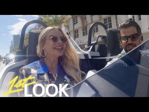 Johnny Bananas and Real Housewife, Alexia Echeverria, Cruise Around Miami | 1st Look TV