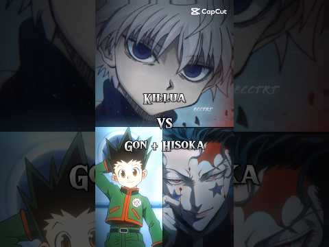 Killua vs Gon + Hisoka  #hunter x hunter