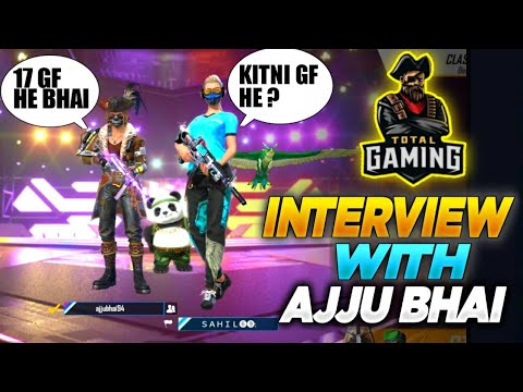 INTERVIEW WITH AJJUBHAI94 TOTAL GAMING ||GF,INCOME,FACE REVEAL MUST WATCH ||