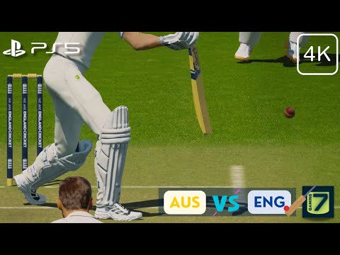 [PS5️⃣]🏏It sounded good !!!🔹🇦🇺 Aus Vs Eng🔹Test🔹#Cricket 24🔹4k🔹#Gameplay🔹60FPS