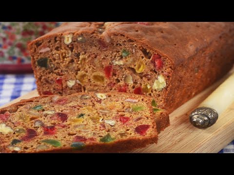 Dark Fruit Cake Recipe Demonstration - Joyofbaking.com