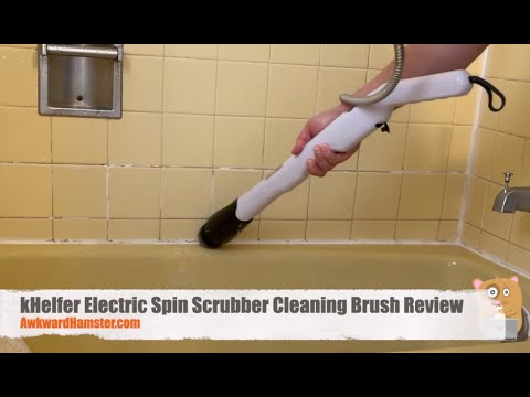 kHelfer Electric Spin Scrubber Cleaning Brush Review