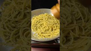 Amazing Basil Spaghetti [ASMR] #shorts