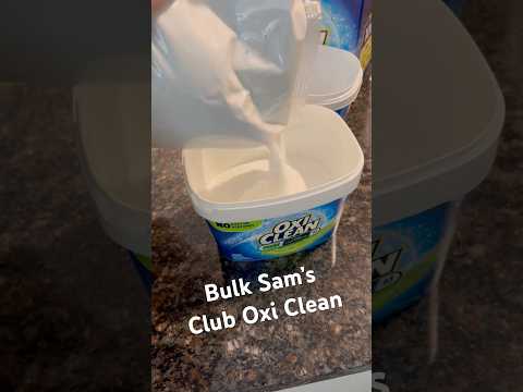 Bulk Sam’s Club Oxi Clean 😍🧼🤑💙 Save Money💰& Time ⏰