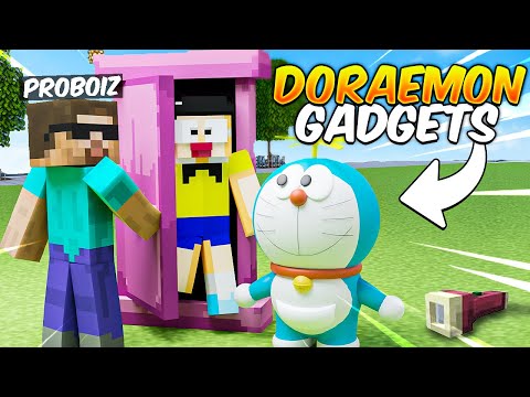 Minecraft But I Can Use DORAEMON GADGETS!