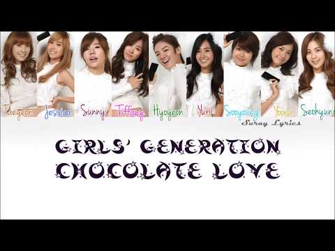 GIRLS’ GENERATION (소녀시대) – CHOCOLATE LOVE (Han/Rom/Eng) Color Coded Lyrics