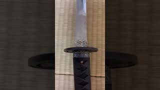 【脇差】毘沙門亀甲のハバキが気に入っている脇差：無銘　Japanese sword (short sword)