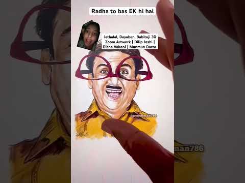 Jethalal, Dayaben, Babitaji 3D Zoom Artwork | Dilip Joshi | Disha Vakani |