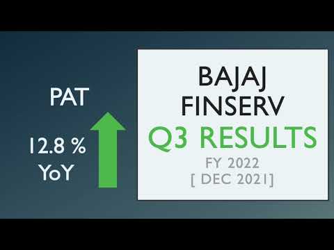 Bajaj Finserv Q3 Results 2022 | BAJAJ FINSERV Quarterly Results Analysis Q3FY22 Dec2021