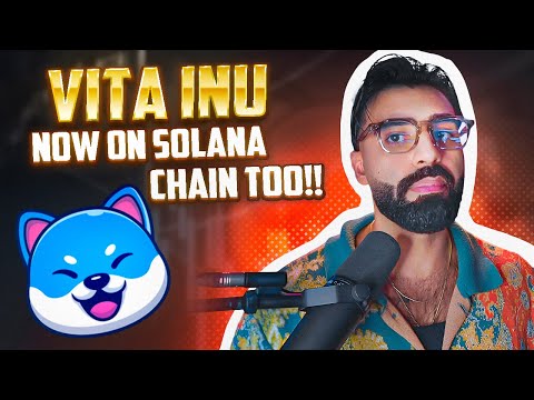 VITA INU IS THE ONLY MEMECOIN WITH REAL WORLD UTILITY & ZERO FEES?! NOW ON SOLANA CHAIN TOO!!