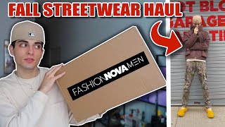 HUGE FALL ESSENTIALS STREETWEAR UNBOXING/TRY ON FROM FASHIONNOVA MENS 🍂