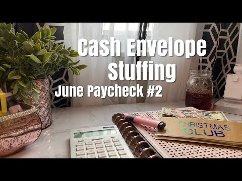 CASH ENVELOPE STUFFING - JUNE WEEK 3 | Variable Expenses | Dave Ramsey Inspired | REAL NUMBERS