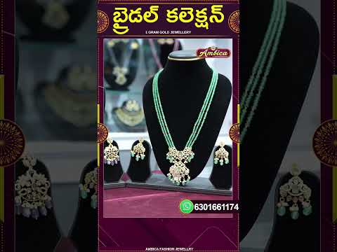 Beats Collection  | 1Gram Gold Jewellery | Ambica Fashion Jewellery #shorts