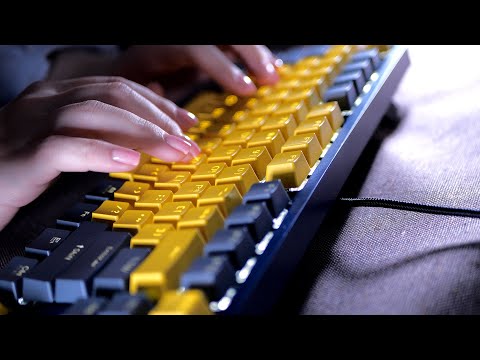 ASMR 10 Lubed Keyboards with Fast Typing for Studying, Works, Relaxing🌞(Custom Keyboards, 4K)