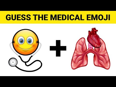 Guess the Medical Terminology Emoji - Part 1 ( Quiz & Trivia Game )