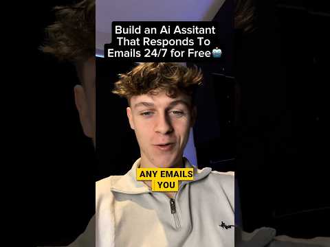 Free Ai Assistant That Can Respond To Emails On Autopilot🤖🤯 #shorts