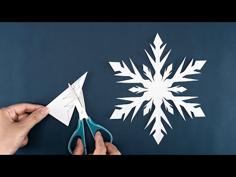 Paper Snowflakes #92 | How to make Snowflakes out of paper | Winter Craft | Home Decor