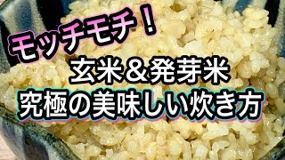 【玄米＆発芽米の美味しい炊き方】もう寝かせる必要なし！究極のもっちもちごはんにする方法！酵素玄米を超える最強ブレンドごはんもご紹介