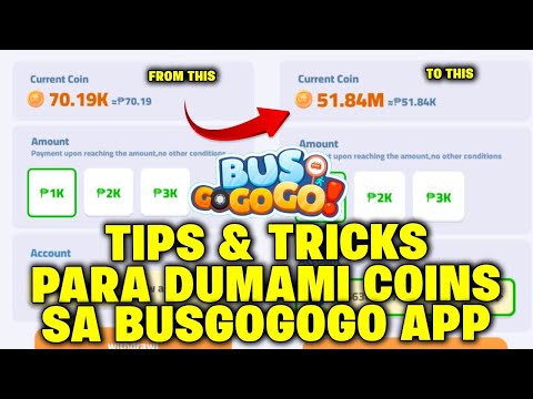 BUS GO GO GO TRICKS: DADAMI COINS MO AT PAYOUT KA NG ₱1K DAILY KAPAG GINAWA MO ITONG TRICKS NATO!