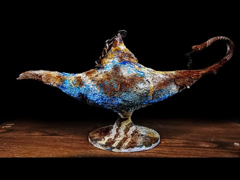 Magically Beautiful Aladdin's lamp 1900s - Restoration ASMR