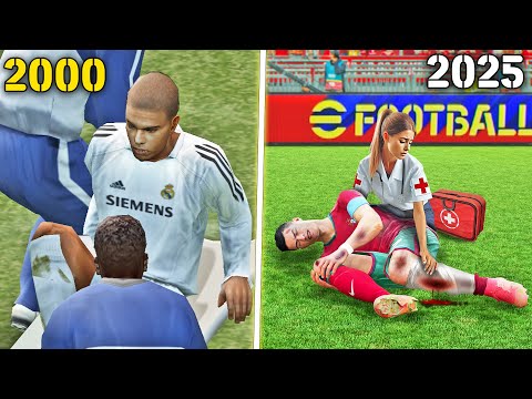 Player Injured from PES 2000 to 2025