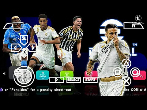 eFootball PES 2024 PPSSPP Patch BG Team Eropa League Update Scoreboard BPL Best Graphics