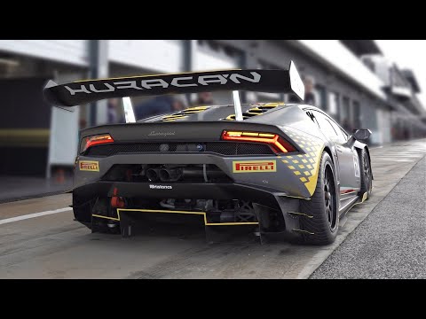 Lambo Huracan SuperTrofeo SCREAMING V10 Sounds | First Gen. vs EVO vs EVO2 | StartUp, Exhaust Flames