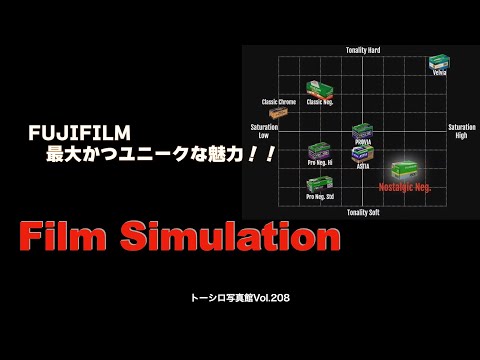 【フィルムシミュレーション】これがあるからFUJIFILMはうんと楽しい！！