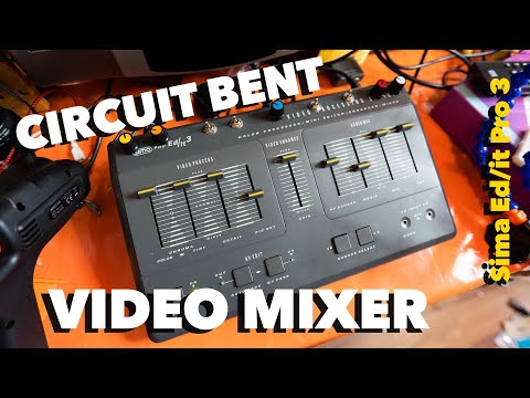 Circuit Bent Sima Pro Ed/it 3 - Video mixer for glitch art