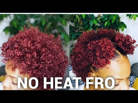 How to: Curly hairstyle short/medium “NO HEAT” AFRO! | Natural Hair! | (part 1)