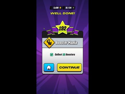 Dookey Dash: Unclogged Level 192 - Collect 22 Boosters completed