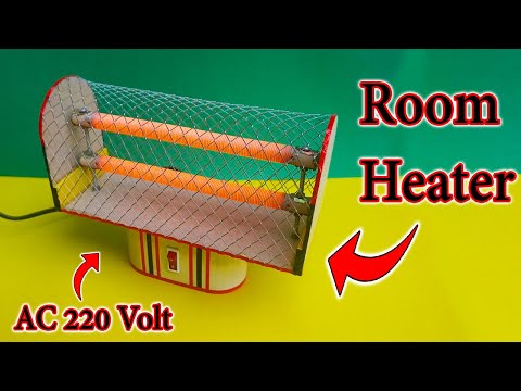 How To Make Electric Room Heater At Home | Mini Room Heater AC 220 V | Electric AC Room Heater DIY