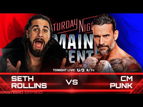 WWE 2K24 | Seth Rollins VS CM Punk | Saturday Night Main Event