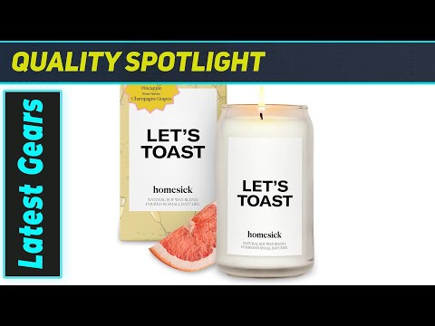 Homesick Candle: Let's Toast - A Festive Scent