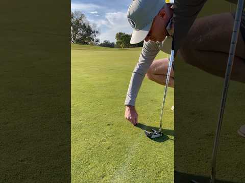 How to properly fix a ball mark, care for the course Part 2! #golf #ballmark #howto #simplegolftips