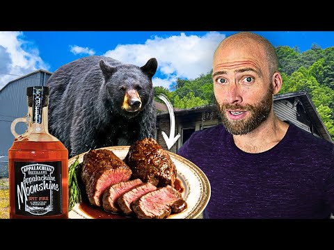 Eating Bear Meat And Moonshine!! Appalachia's Most Dangerous Foods!!