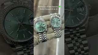 Rolex Datejust 41&36#rolex #watches #watchcollector #watchcommunity #rolexwatch