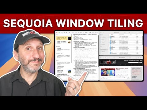 macOS Sequoia Window Tiling Preview