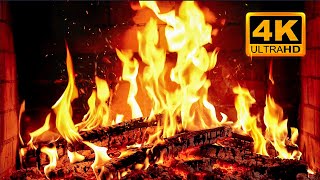 🔥 Cozy Fireplace 4K (12 HOURS). Fireplace with Crackling Fire Sounds. Fireplace Ambience